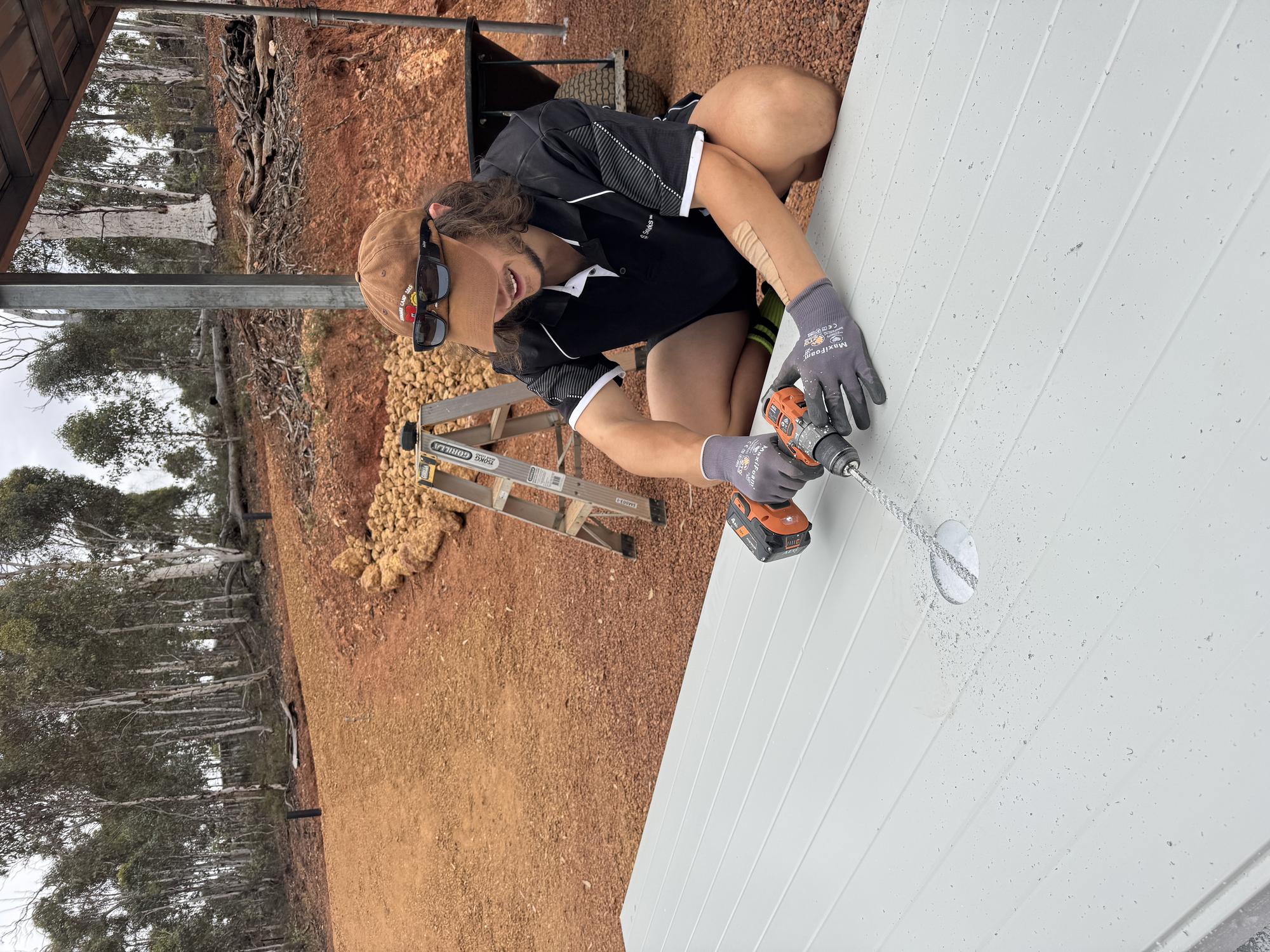 SecureWorks installer drilling privacy screening panel